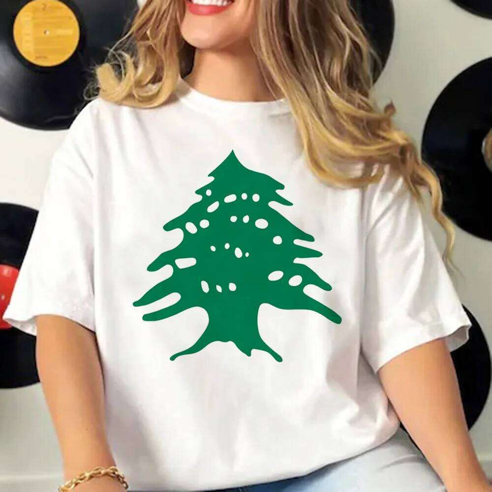 Lebanon women soft fabric trendy tshirt female graphic clothes XJ260306