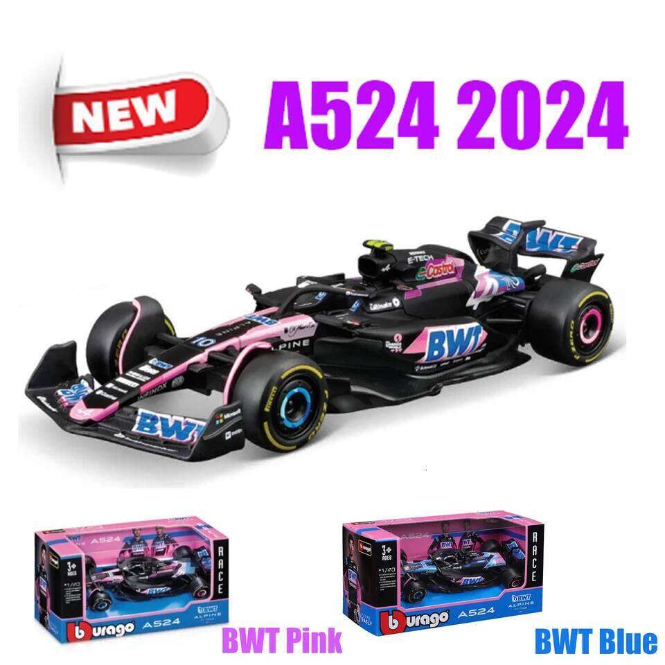 Bburago 1:43 Alpine F1 Team A525#43 2025 Alloy Car Miniature Diecast Model #10 Pierre Gasly #31 Esteban Ocon Toy Collectible Z260306