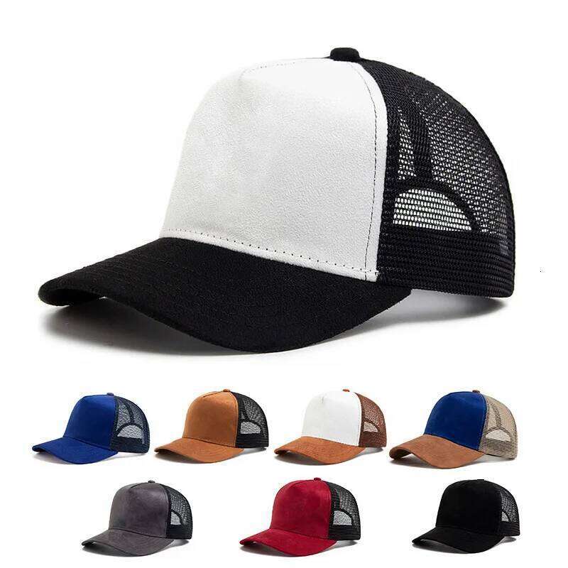 New Summer Mesh Baseball Cap Women Men Letter Patch Snapback Hat Casual Breathable Unisex Street Hip Hop Trucker Caps Y260304
