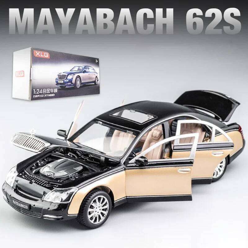 1:24 Maybach 62s S650 Alloy Model Diecasts & Vehicles Car Metal Collection Toy Kid Toys for Children Kids Gifts Z260306