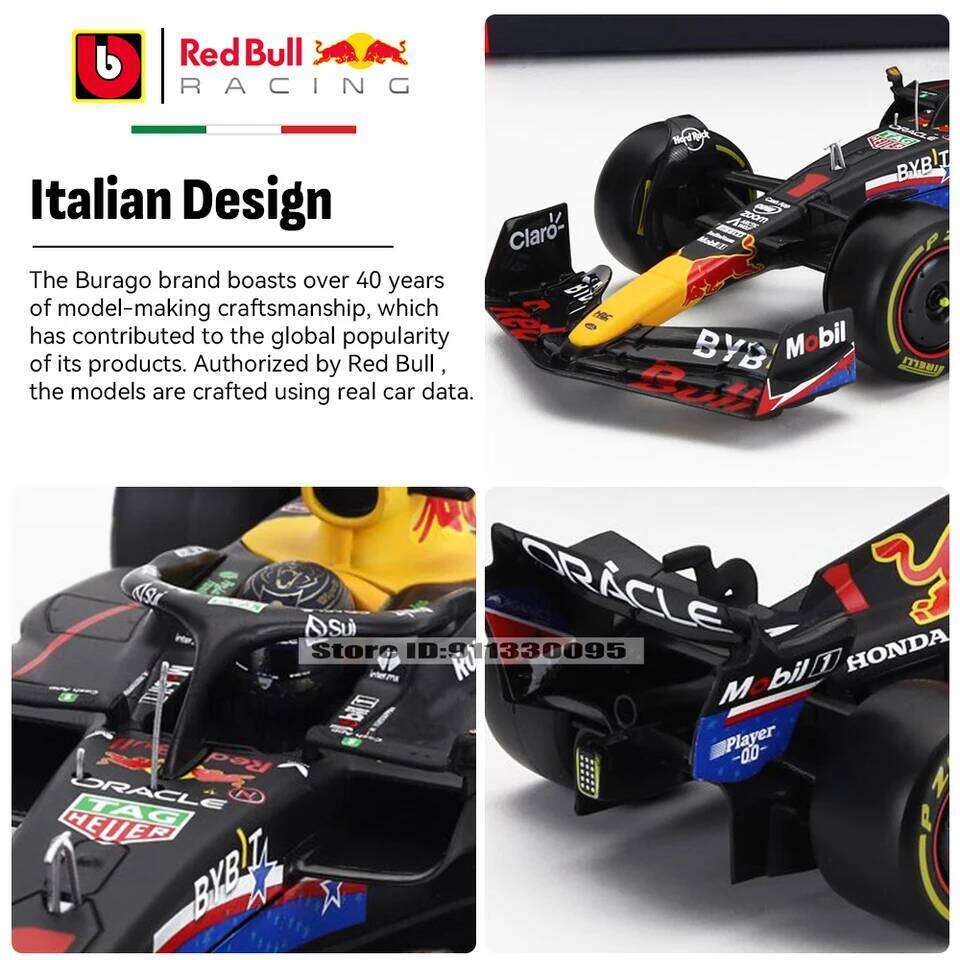 Bburago 1:24 2022~2024 F1 serie various style Red Bull RB19 Gran Premio de Austin SF23 W14 precision model car collection gift Z260306