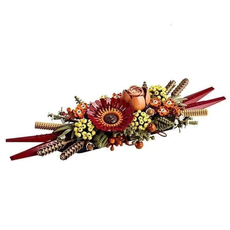 8 Creative Bouquets of Eternal Flowers, Roses, Succulents, Building Blocks, for Girls and Children, Christmas Gifts C260306