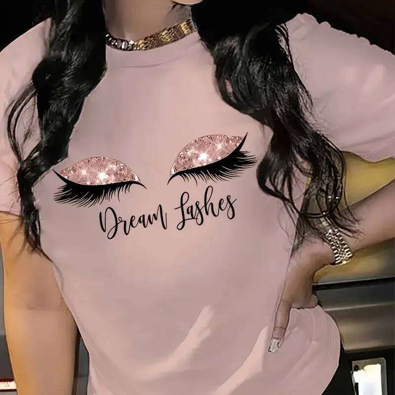 New Fashion loose pink short sleeved summer T-shirt top Women's T-Shirt Designer Tees letter Print Short Sleeve XJ260306 XJ260306