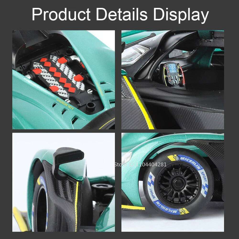 1:24 Valkyrie PAGANI Huayra BC Diecast Model Alloy Sports Car Toys Doors Opened Front Wheel Steering Vehice for Boyfriend's Gift Z260306