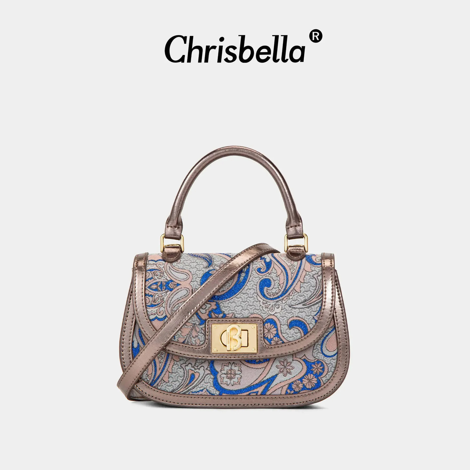CHRISBELLA Chinese style embroidered bamboo bag 260307
