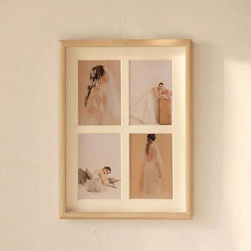 Diy Creative Nordic Family Wedding Photo Frame Office Table Modern Design Porta Retrato Home Accessories For Bedroom H260306