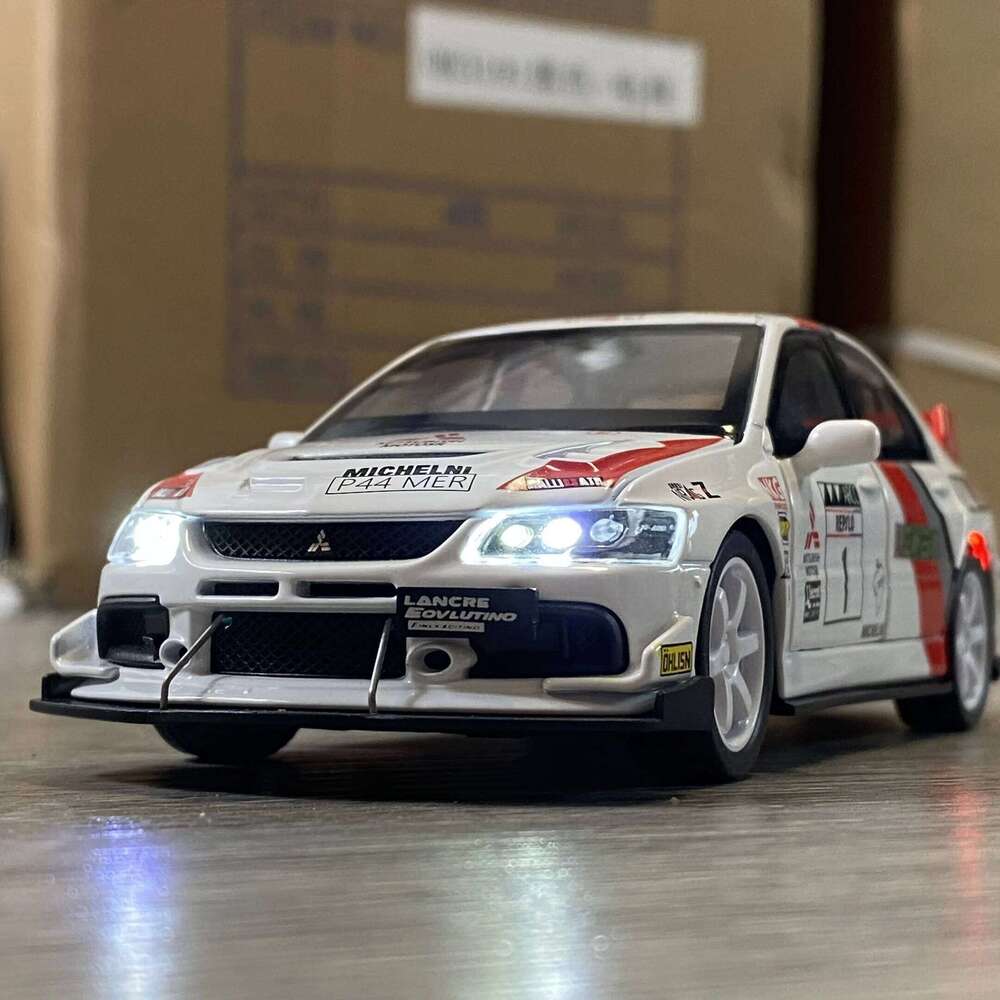 JDM 1:32 Mitsubishi Lancer Evolution EVO Petroleum Coating Version Alloy Diecast Model Collection Of Hobby Decorative Boys Gifts Z260306