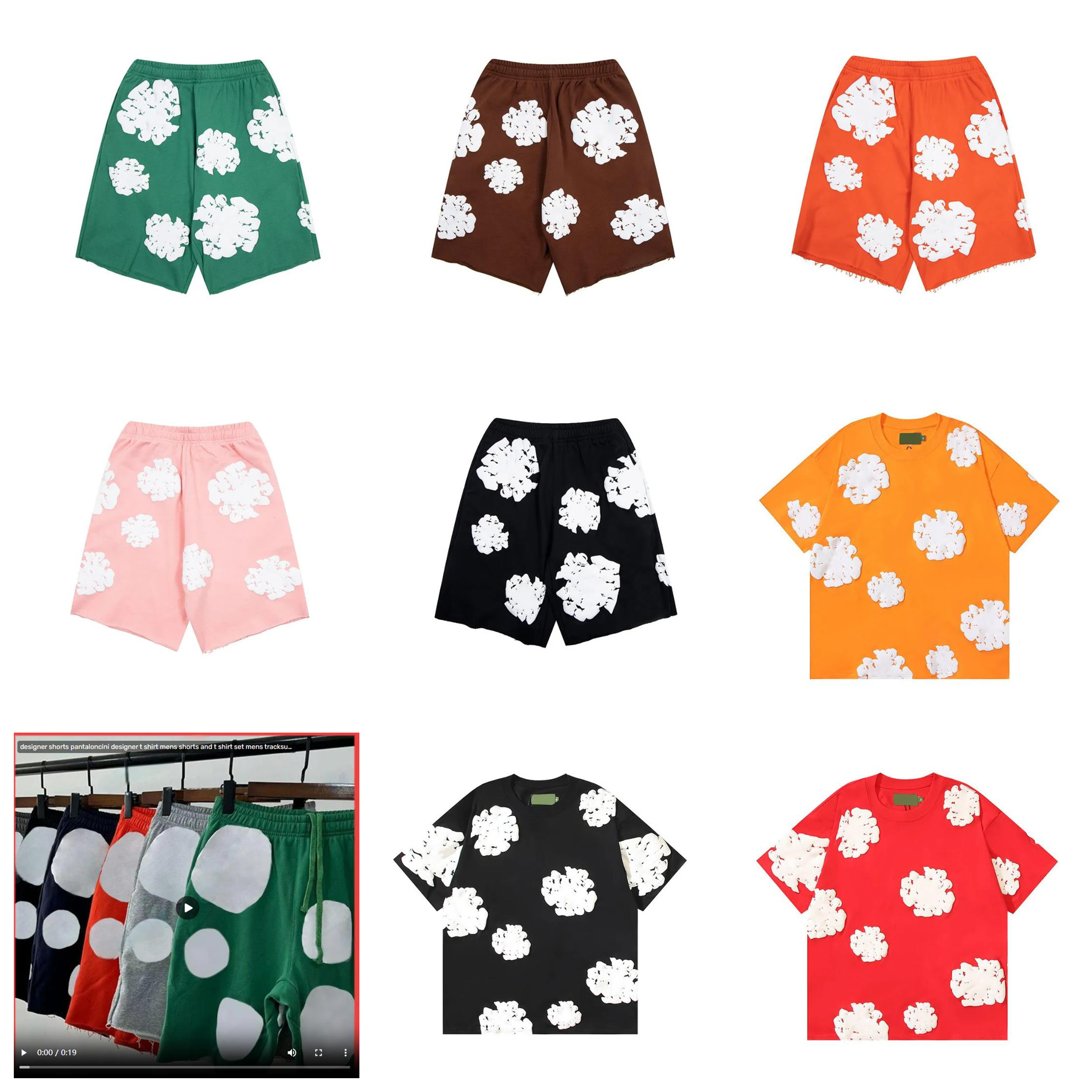 Denim Shorts T Shir… - image