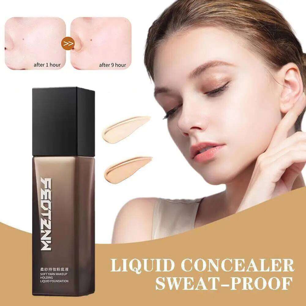 Feotznw Soft Yarn Skin Care Concealer Lasting Female Makeup Liquid Foundation 26L0306