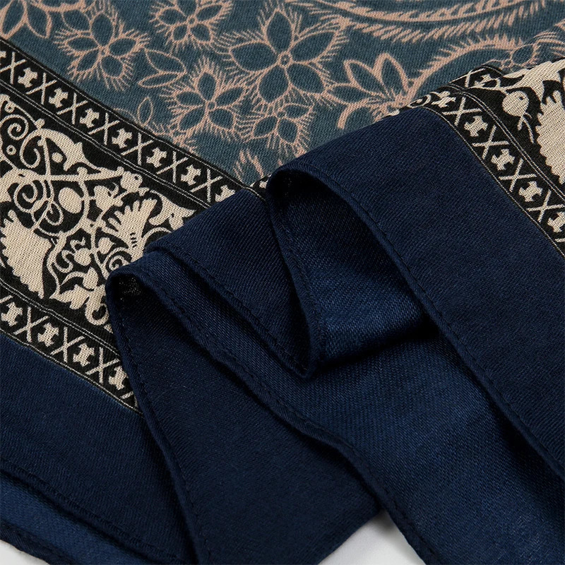 Paisley Cotton Pashmina Shawl Lady Wrap Warm Winter Scarves Autumn Print Female Foulard Beach Stoles Scarf 260302