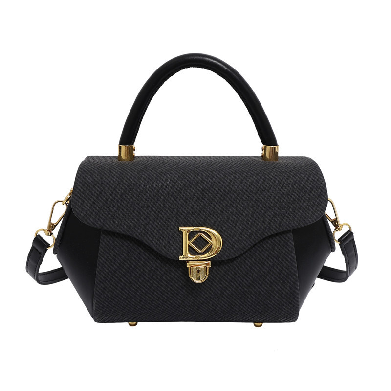 Free Shipping Designer Bags Imported Portable Square Bags Women's New Korean-style Patchwork Trendy Crossbody Bags High-end Niche Luxury Single-s