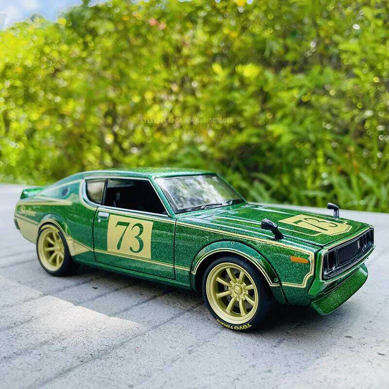 Maisto 1:24 1973 kpgc110 Nissan Skyline 2000 GT-R alloy car model handicraft decoration collection toy tool gift die-casting Z260307