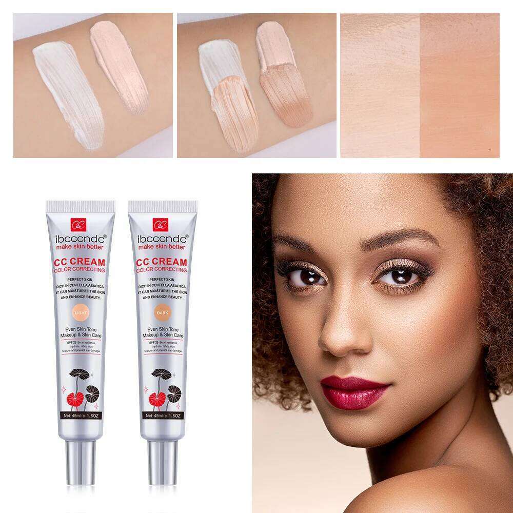 CC Cream Waterproof Moisturizing Correcting Anti-sweat Before Concealer Lasting Women Protect Skin Makeup 26L0306
