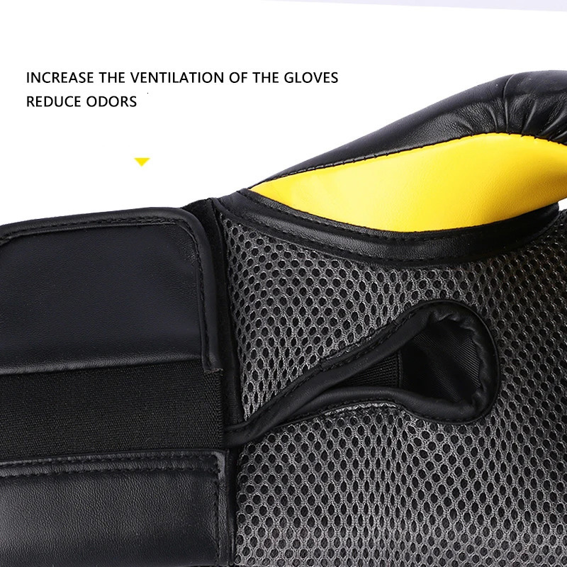 8101214oz Boxing gloves adult mens Sanda combat punching bag training womens thick breathable Muay Thai 260228