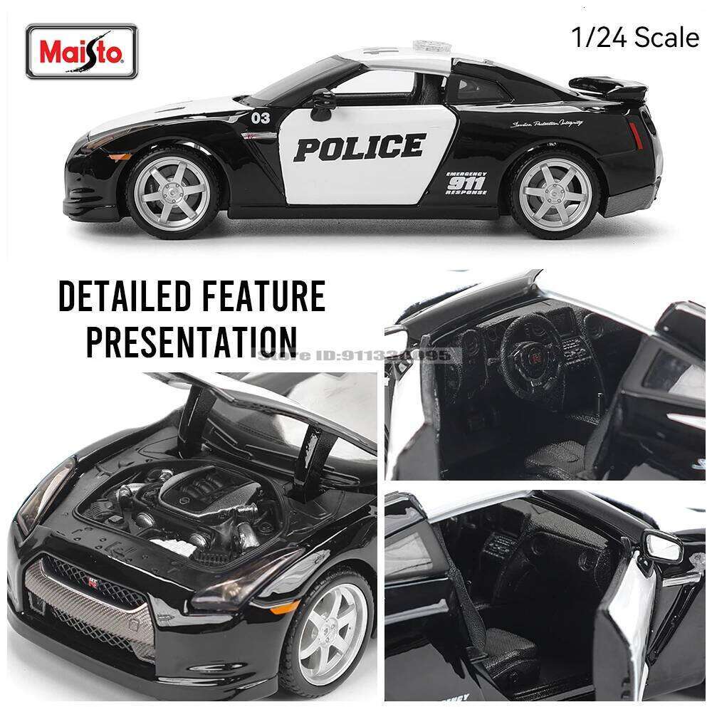 Maisto 1:24 2009 GTR 1973 Nissan Skyline 2000 GT-R alloy car model handicraft decoration collection toy tool gift die-casting Z260307
