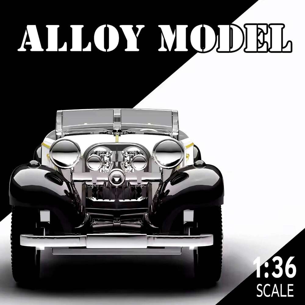 1:36 Alloy Mini Stylish Car Model with Open Doors and Pullback Action, Durable Plastic/Metal No Battery Needs - Ideal Gift Z260306