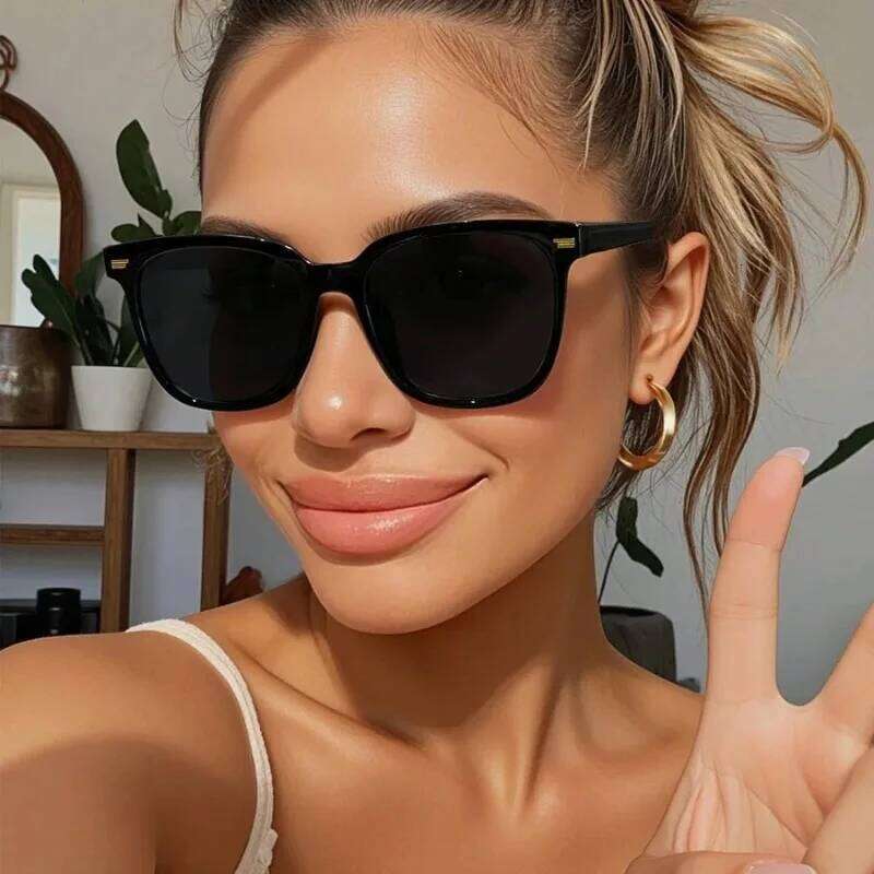 Vintage Square Sunglasses For Women Men Rectangle Sun Glasses Oval Eyewear Male Female Outdoor UV Protection Eyeglasses 26Y0302