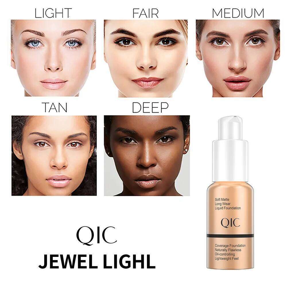 30ml Matte Makeup Foundation Professional Concealing Face Dark Circle Liquid Long-lasting Eye Corrector Cream Primer 26L0306