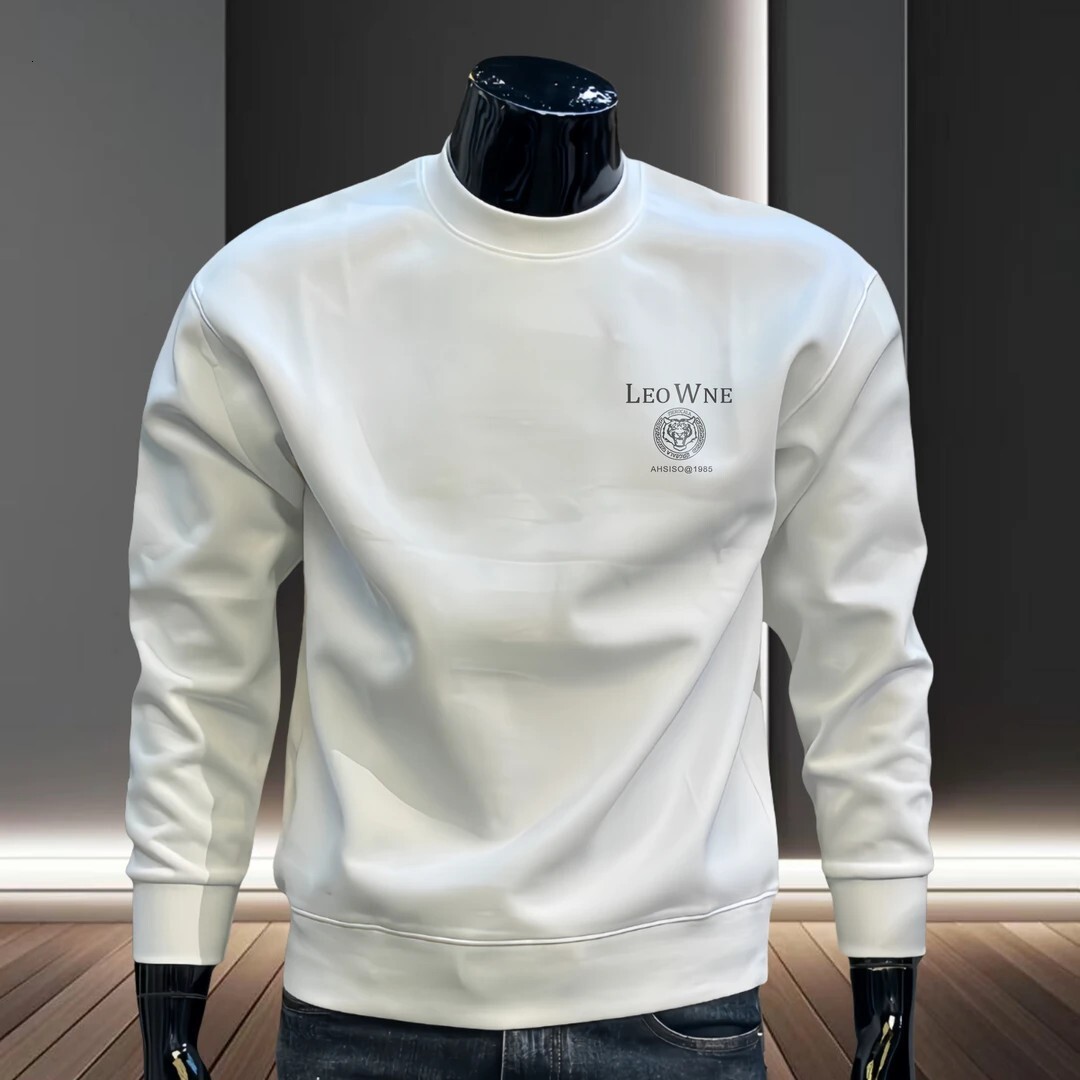 Luxury Brand Designer Clothes American Style Heavyweight Crew Neck Sweatshirt For Men, Autumn And Winter Trendy Brand, Cool And Versatile Men's F