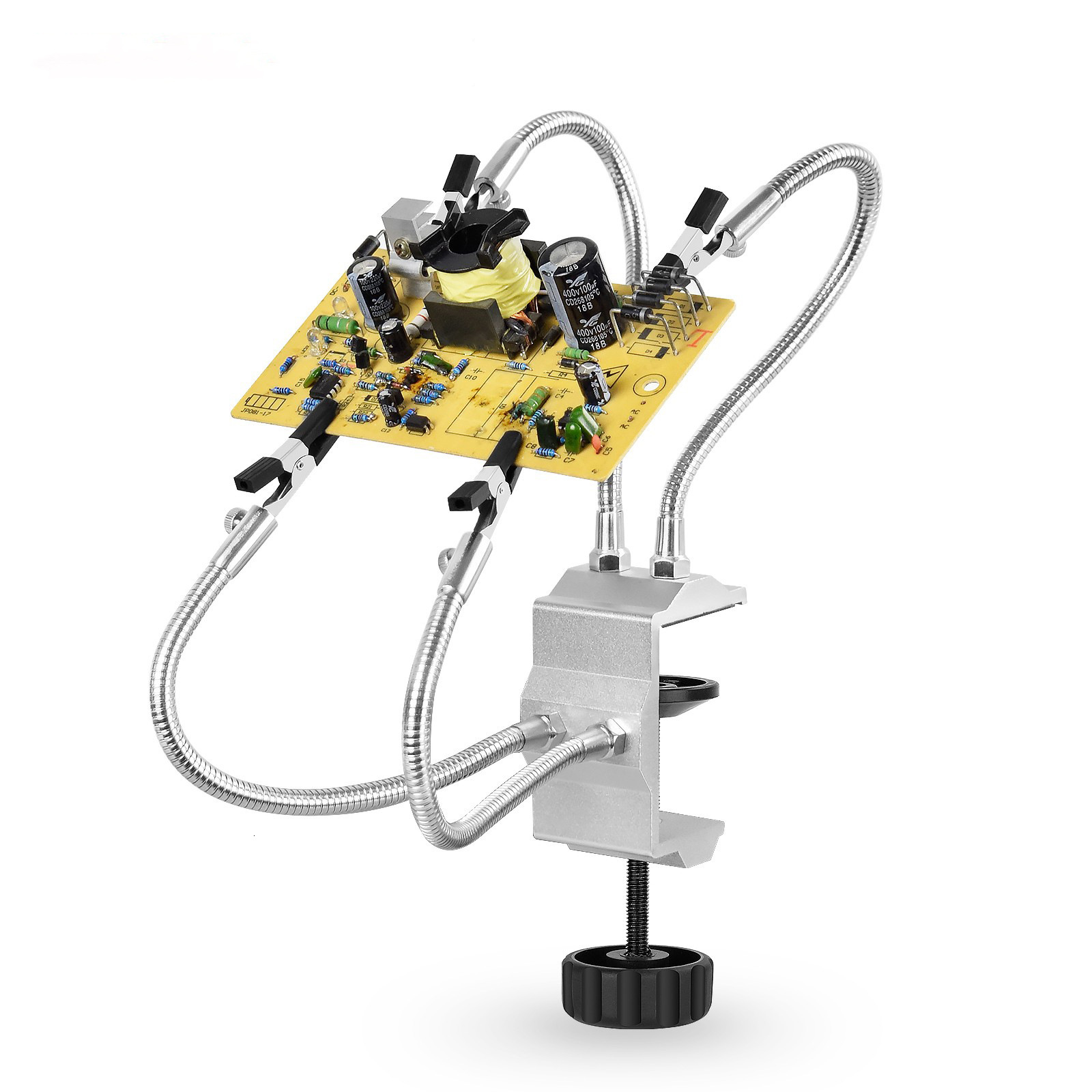 Free Shipping Universal Metal Arm PCB Circuit Board Repair Soldering Auxiliary DIY Handcraft Model Fixed Clamp Tool