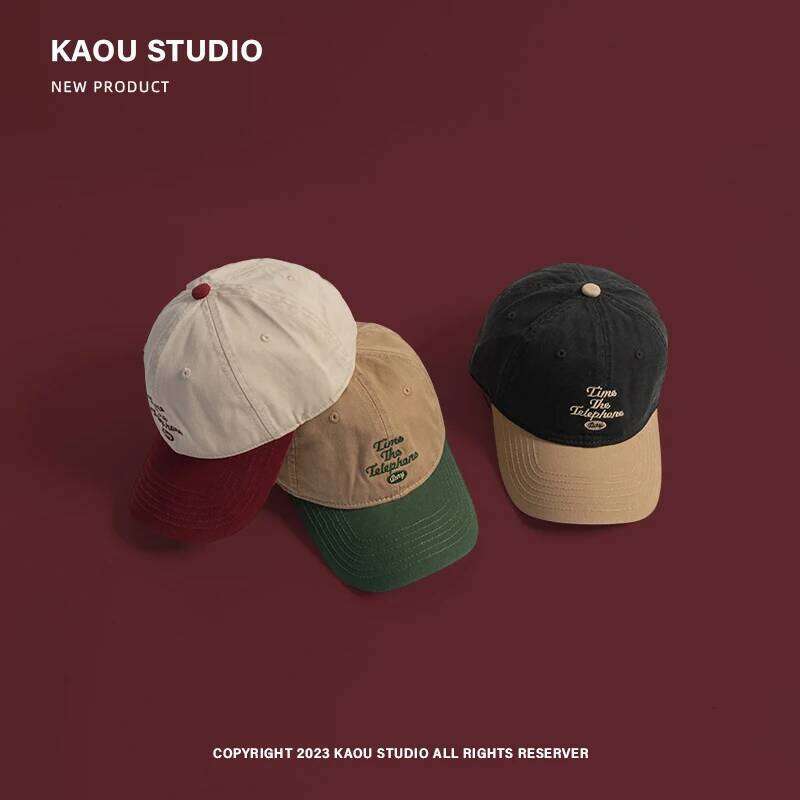 Spring and Summer Baseball Women's All-Match Trendy Men's Embroidered Peaked Cap Outdoor Sports Sun-Proof Y260304