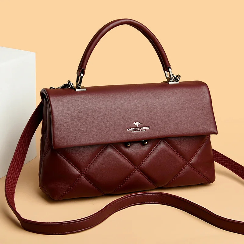Womens Bag Trend Korean Handbags ner y Ladies Shoulder Bags Soft Leather Fashion Versatile Crossbody 260228