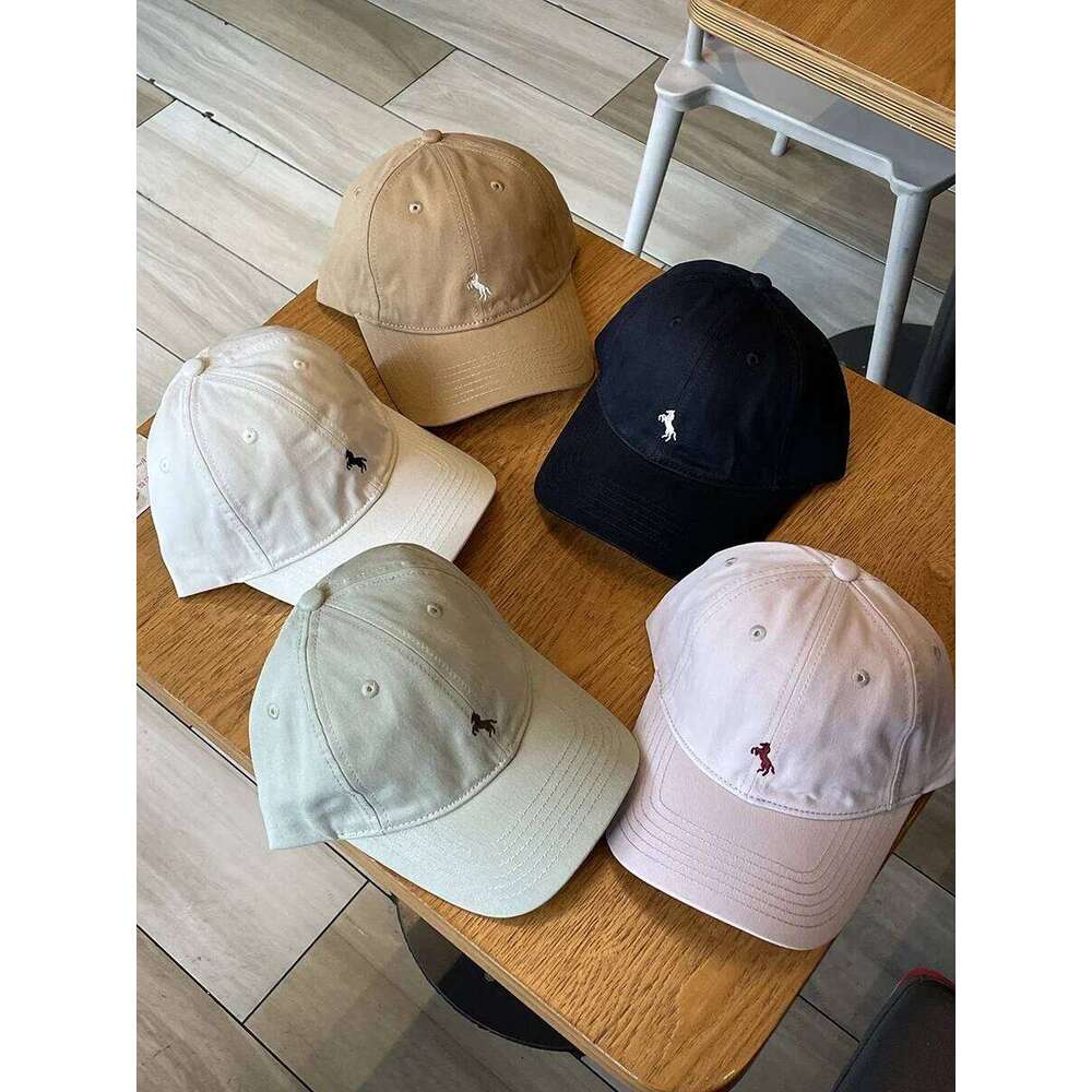 Men's women's embroidered soft-top baseball Women's pure cotton four-season caps Spring and Autumn Y260304
