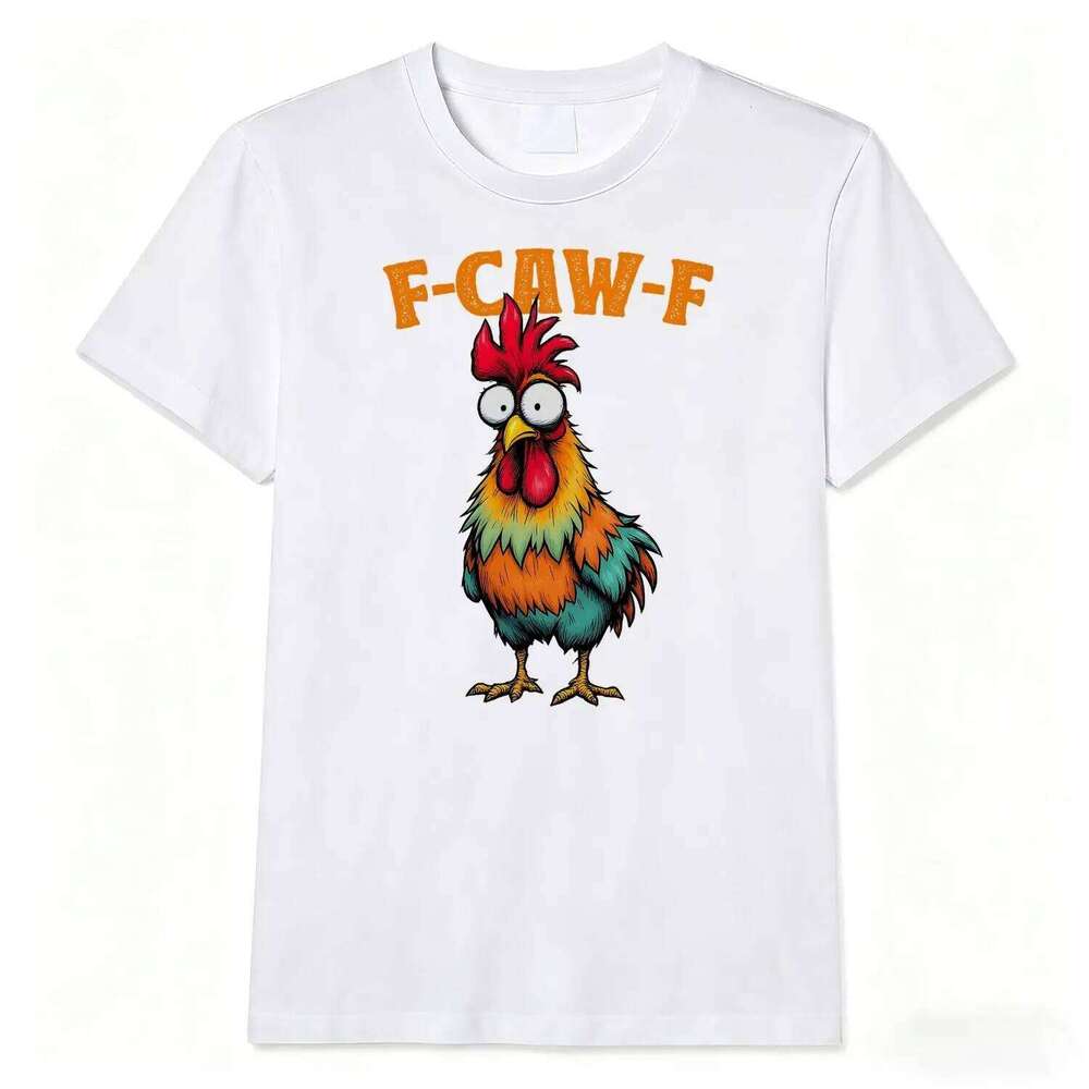 Colorful Design Comfortable breathable F-Caw-F Rooster Culture Funny Animal Print XJ260306