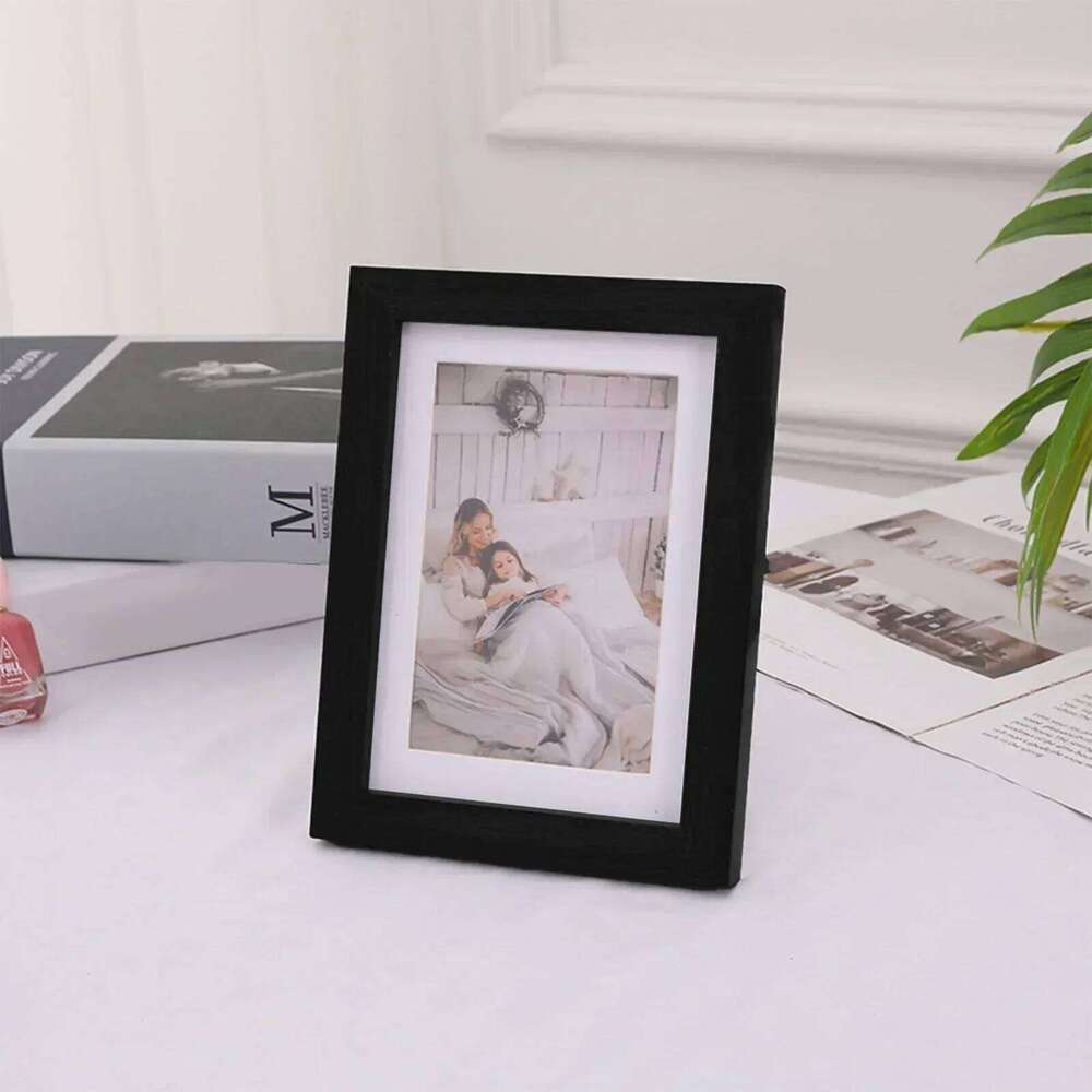 Photo Frames Black 4x6 Inches For Wall Hanging Tabletop Picture Poster Frame Holde Home Decor H260306