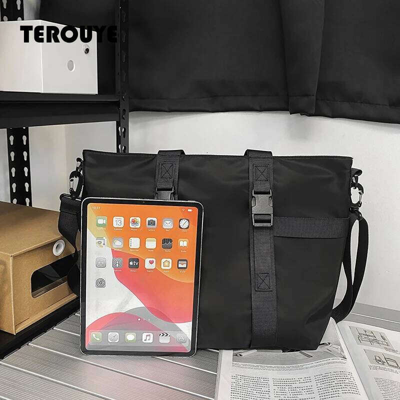 HOCODO Waterproof Travel Handbag Large Capacity Ladies Messenger Solid Color Female Crossbody Nylon Shoulder Bag Women TEROUYE