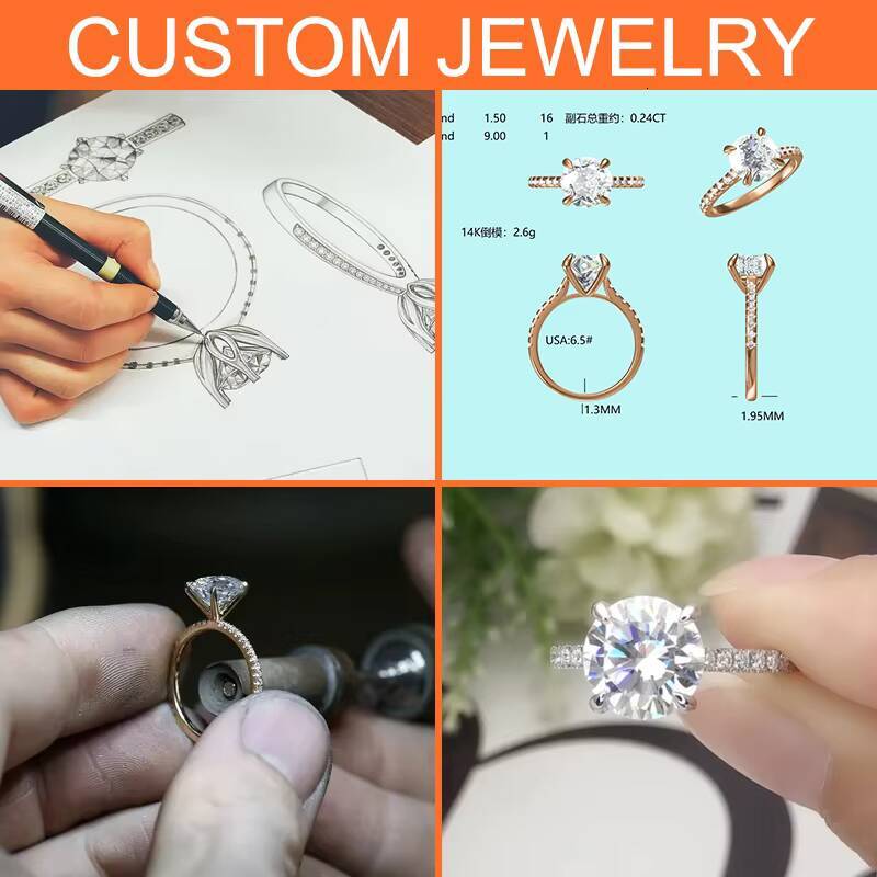 New Trend Wedding 18K Fine Jewelry 18K Gold Lab Diamond Rings Oval Cut Ring Solitaire Rings for Women