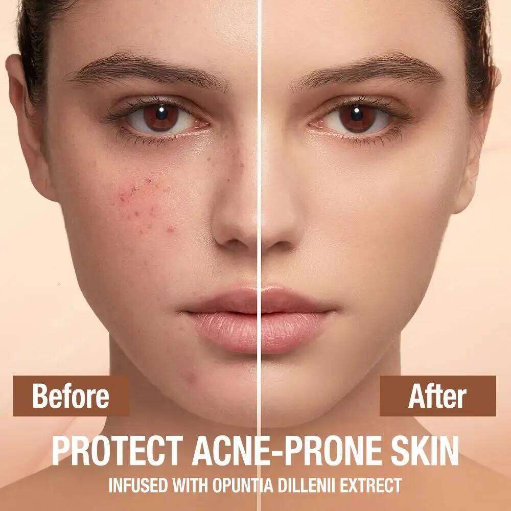 Liquid Foundation Cream 30ml Full Coverage Makeup Base SPF30 Waterproof Long Lasting Concealer Smooth Matte Finish 26L0306