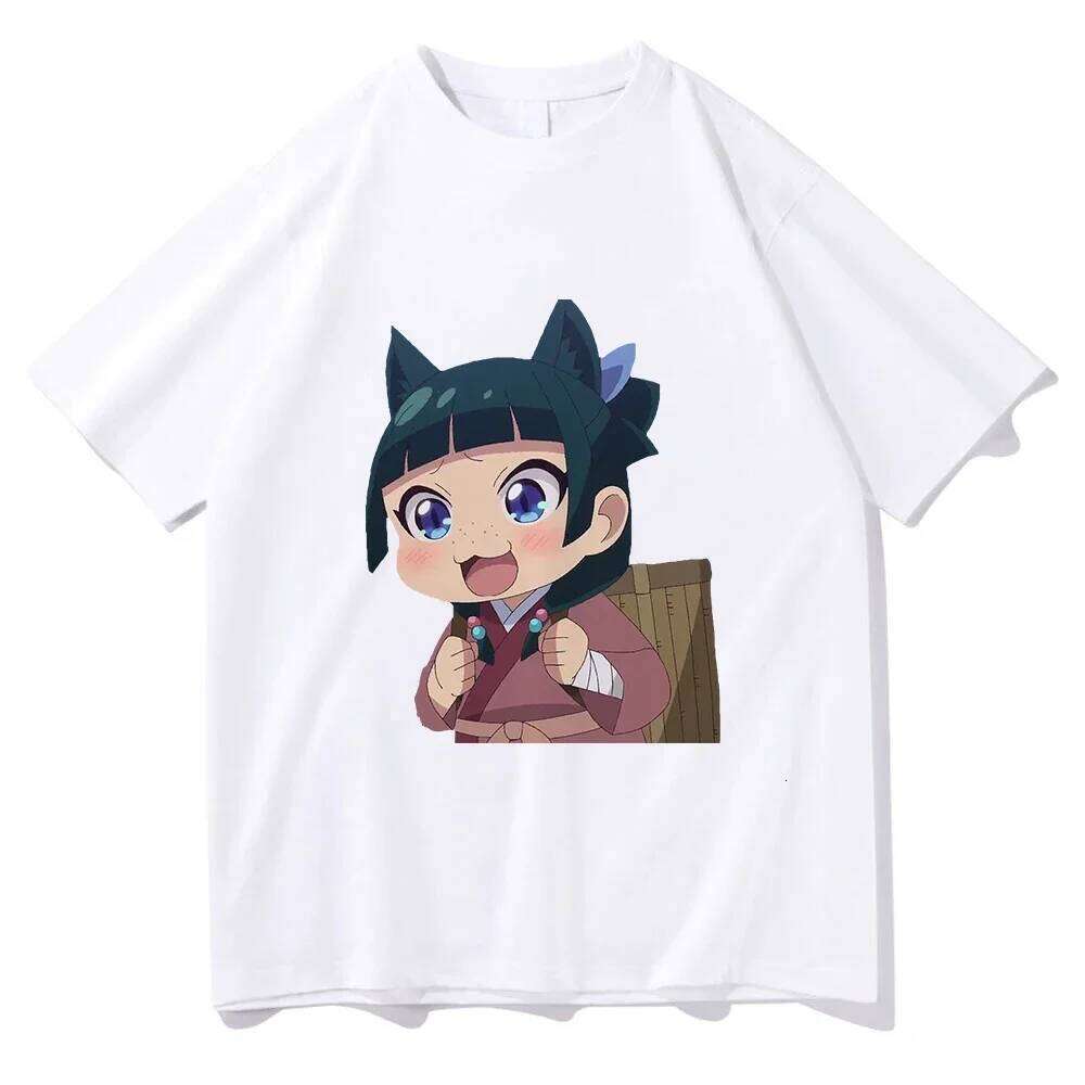Anime The Apothecary Diaries Maomao Cute Graphic Print T Shirt Womens High Quality Tshirts Harajuku Plus Size T-shirt XJ260306