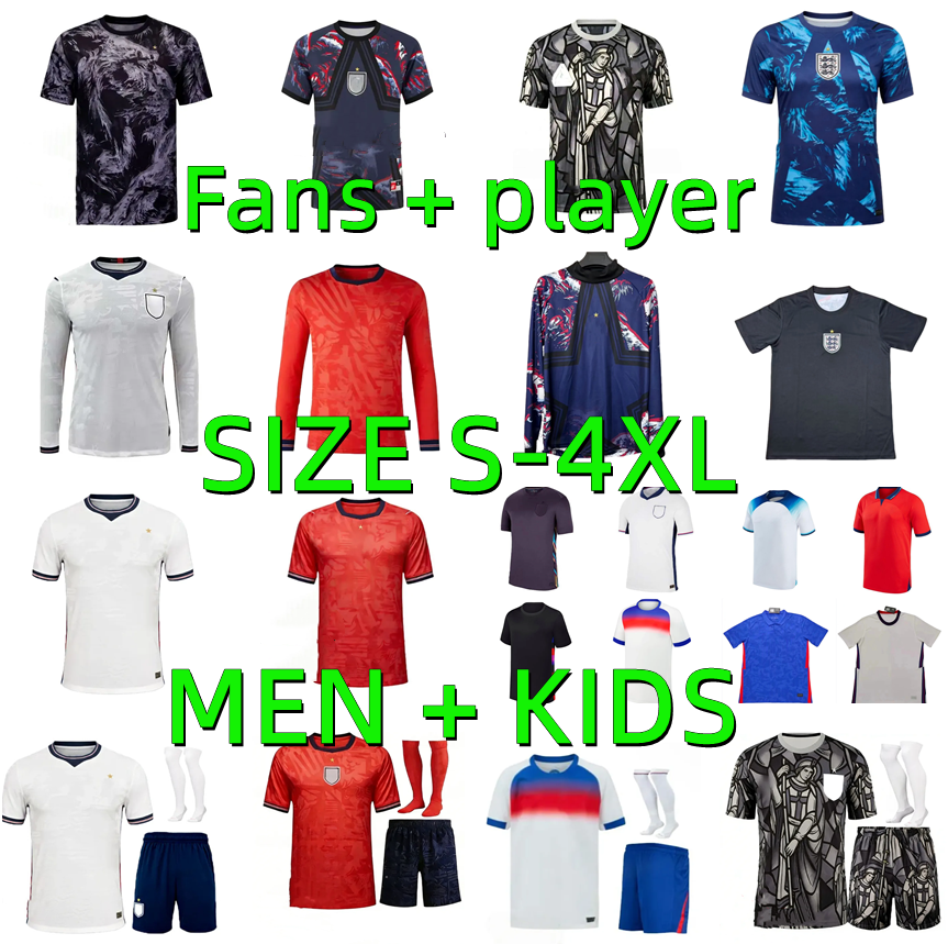 20 21 22 23 24 25 26 27 KANE FODEN ENGlAND Soccer Jerseys 2026 2027 Player version BELLINGHAM SAKA RASHFORD SANCHO MOUNT GREALISH EZE RICE PALMER men kids football shirt