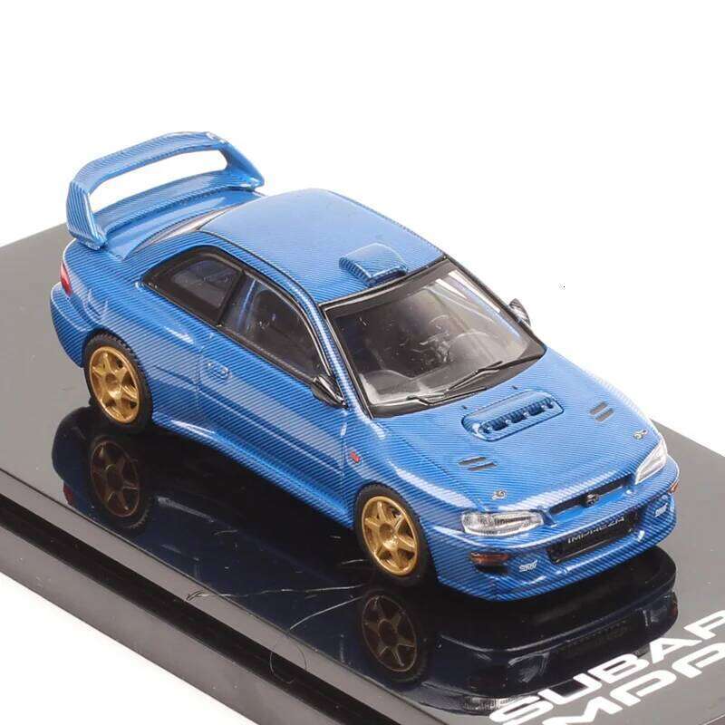1/64 Scale Small Subaru Impreza 22B Sti Version GC8 Rally Base Sports Car Model Diecasts & Toy Vehicles Hobby Japan HJ64 Replica Z260306