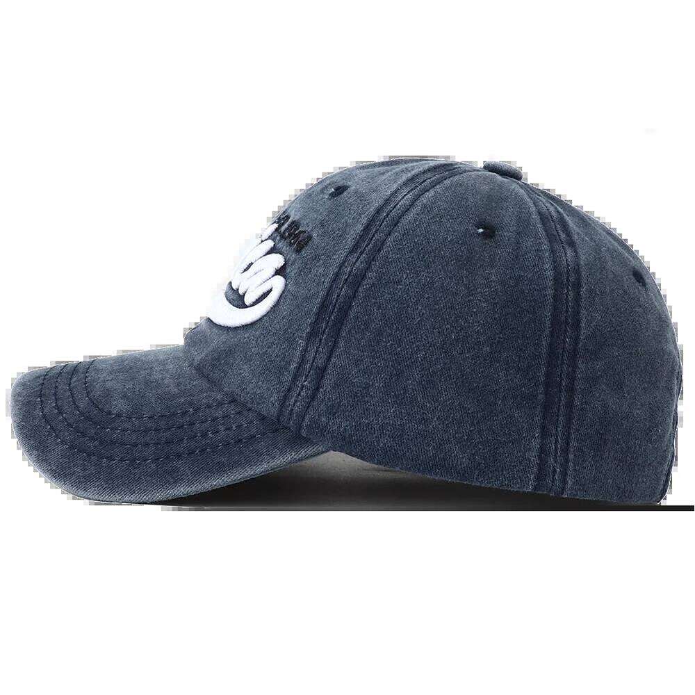 Unisex Distressed American Letter Embroidery Baseball Cap Breathable Sunshade Peaked Hats for Women Men Hip Hop Outdoor Snapback Y260304