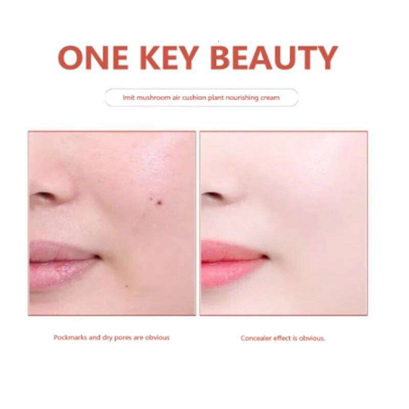 Air Cushion CC Cream Mushroom Head Foundation Moisturizing Long Lasting Comestics Natural Brighten Face Base Tone Make Up 26L0306