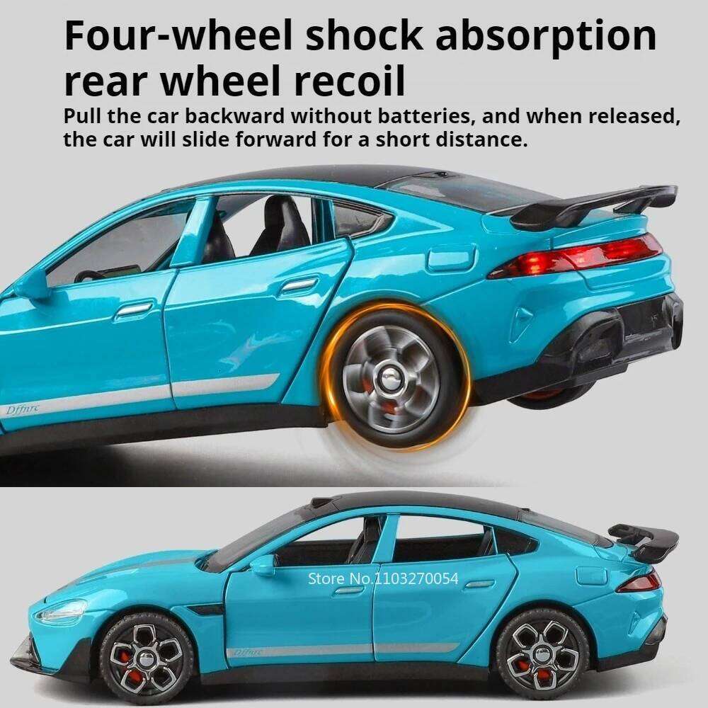 1:32 SU7 Ultra Challenger Hellcat Miniature Model Alloy Diecast Toys Car Doors Opened Shock Absorption Pull Back Vehice Kid Gift Z260306