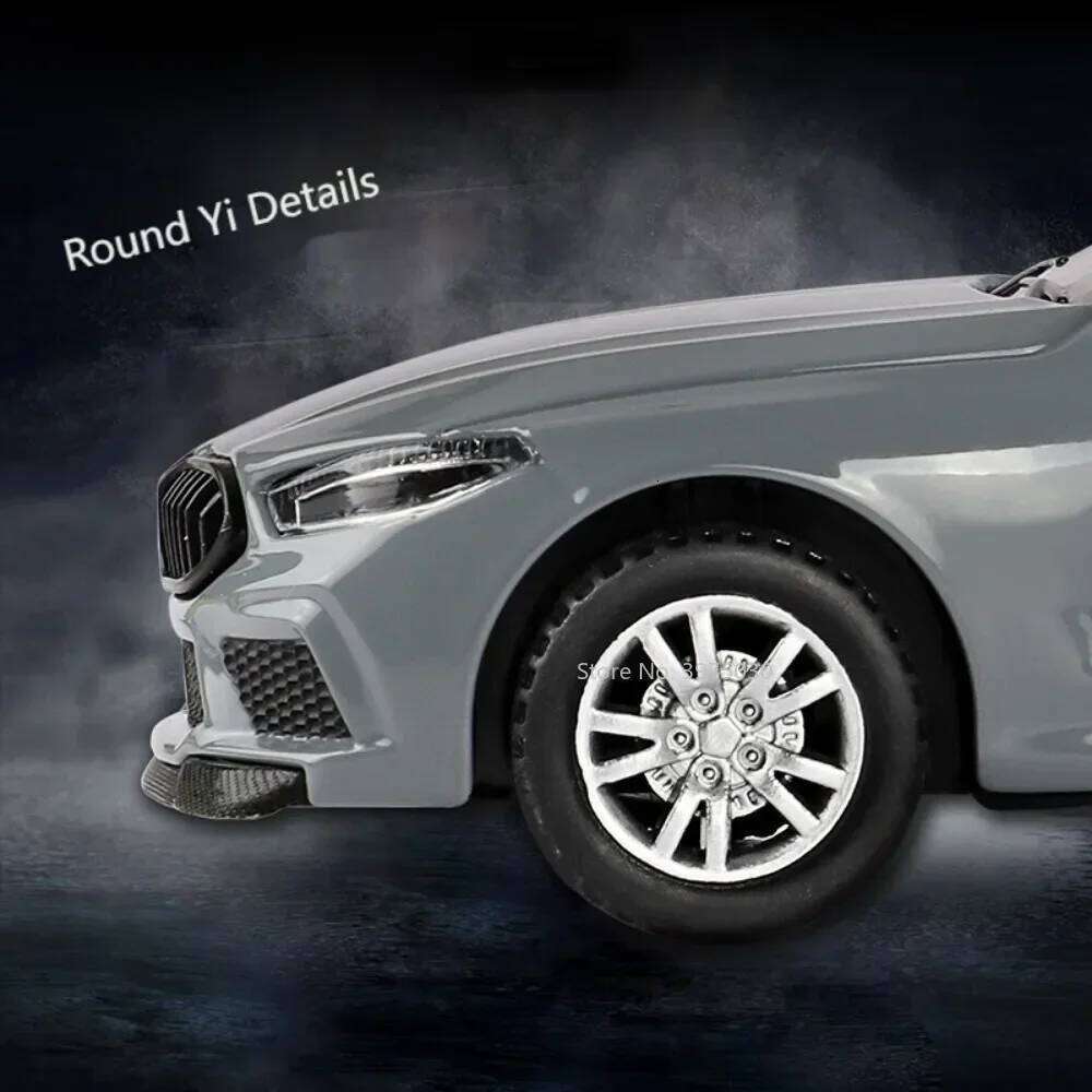 1:32 M8 Alloy Diecasting Toys Miniature Cars Models with Sound Light Pull Back Toy Vehicles Model for Children Collection Gifts Z260307