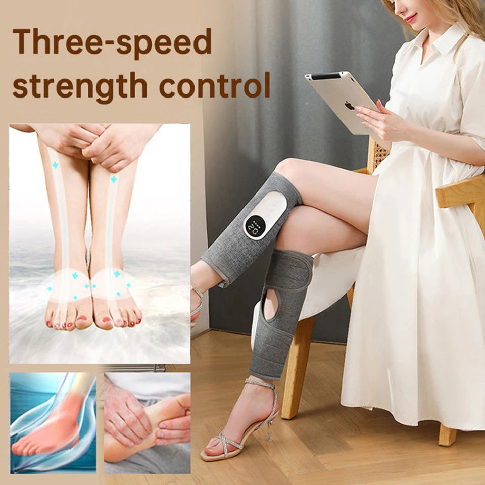 Electric Heated Calf Massager Wireless Air Pressure Leg Massager Compress Calf Massage Machine Promote Blood Circulation 260304