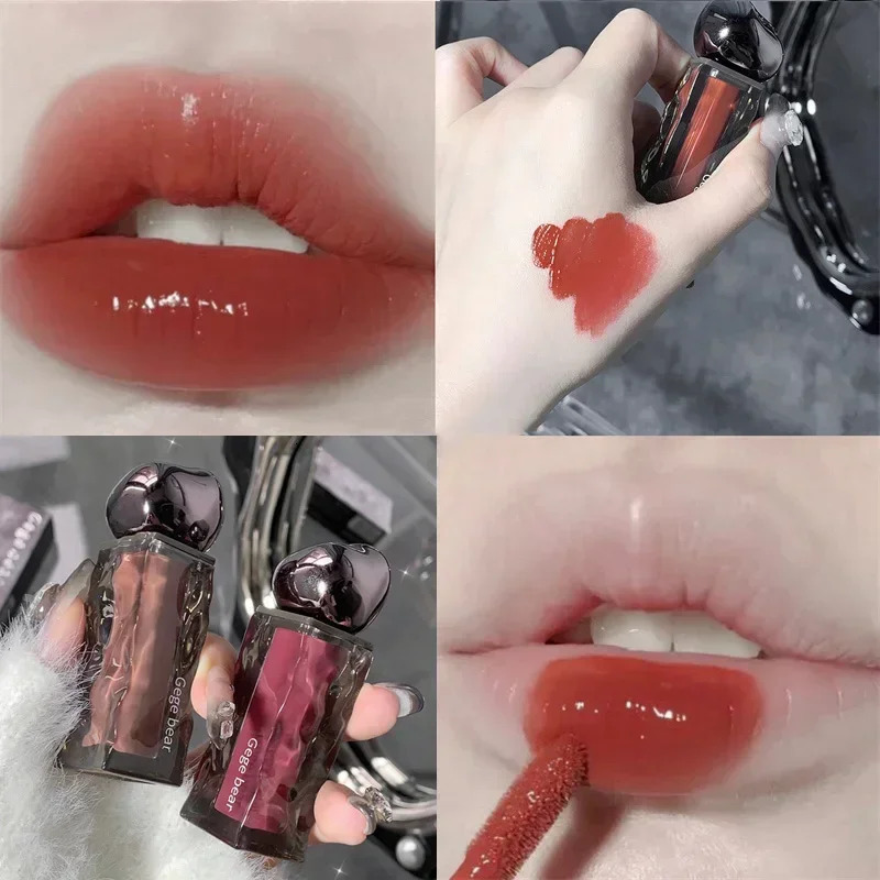 7 Colors Mirror Dyeing Lip Gloss Moisturizer Liquid Lipstick Waterproof Long Lasting Red Lip Tint Korean Natural Makeup Cosmetic 260304