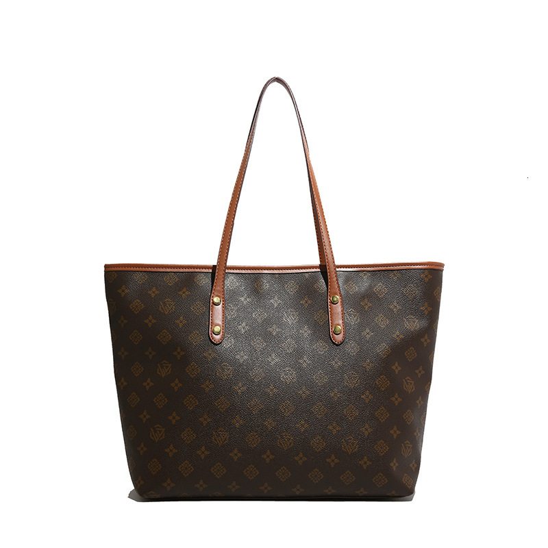 Cross-border Commuting Large Bag 2026 New Designer Bag Vintage Large Capacity Single Luxury Bag Shoulder Women's Bag High-end Handheld Trendy Tot