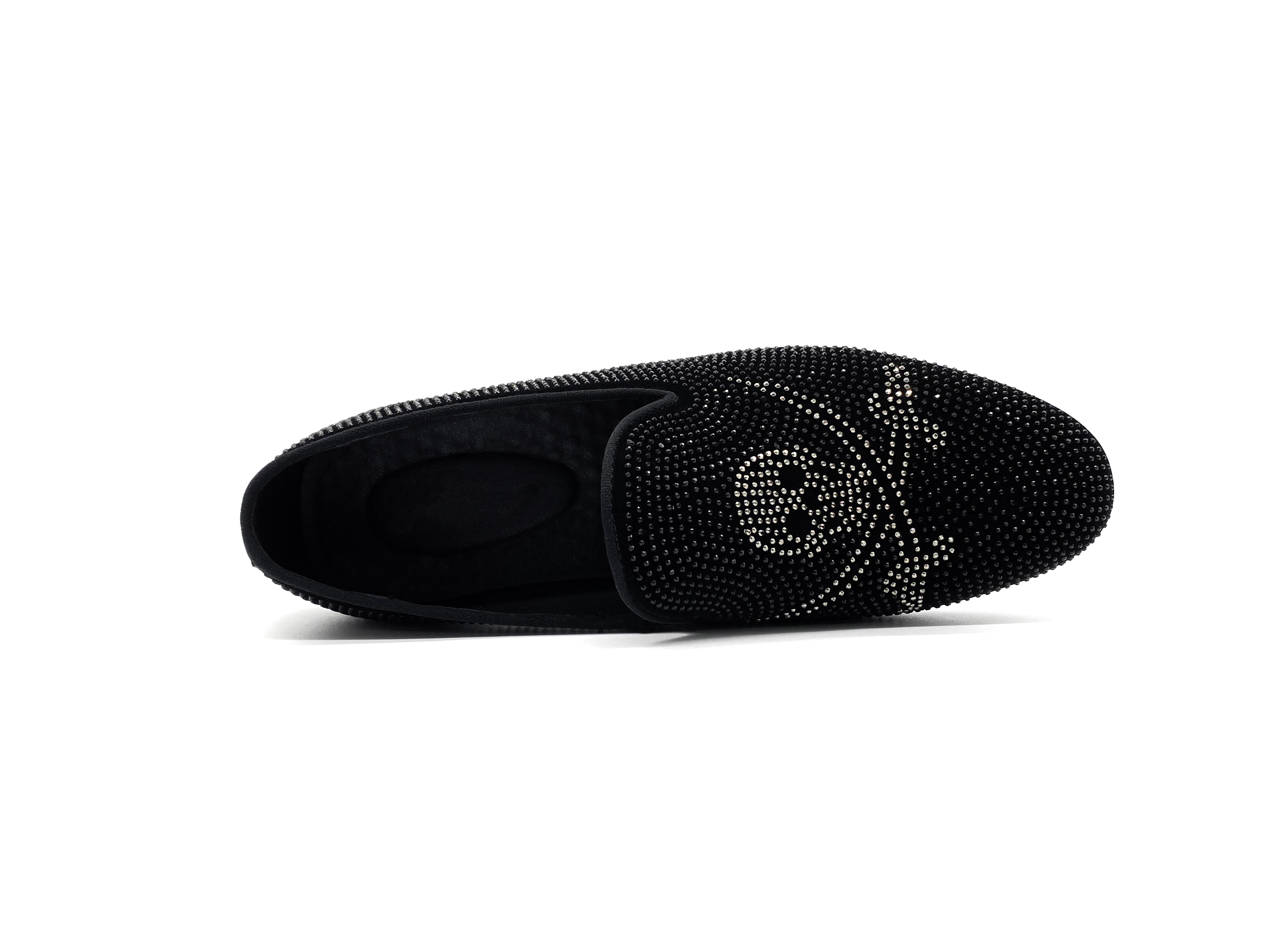 Top Designer dress shoes for men and women Luxury Diamonds loafers suede leather casual loafers flats office shoes with dust bag