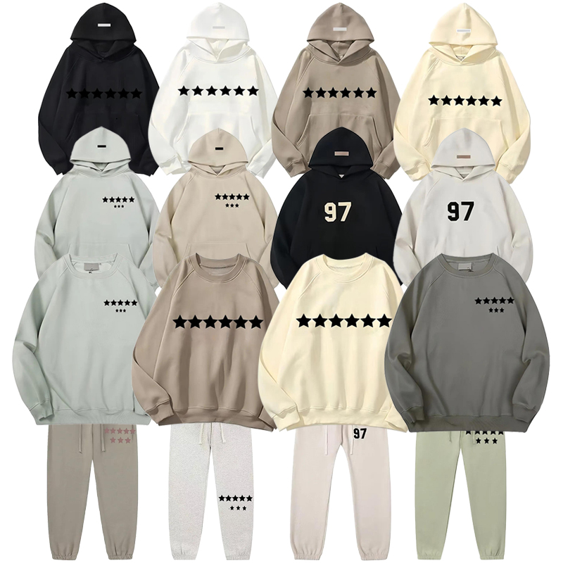essential Hoodies men Warm essentials Hoodies tracksuit Quality Streetwear pants Pullover Sweatshirts Loose Jumpe unisex