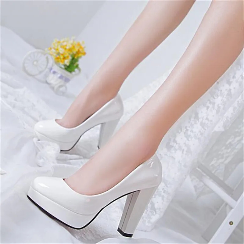Women Pumps Shoes Pointed Toe High Heels Fine Pointed Toe Slip-On Shoes Women Wedding Zapatilla Mujer 260306