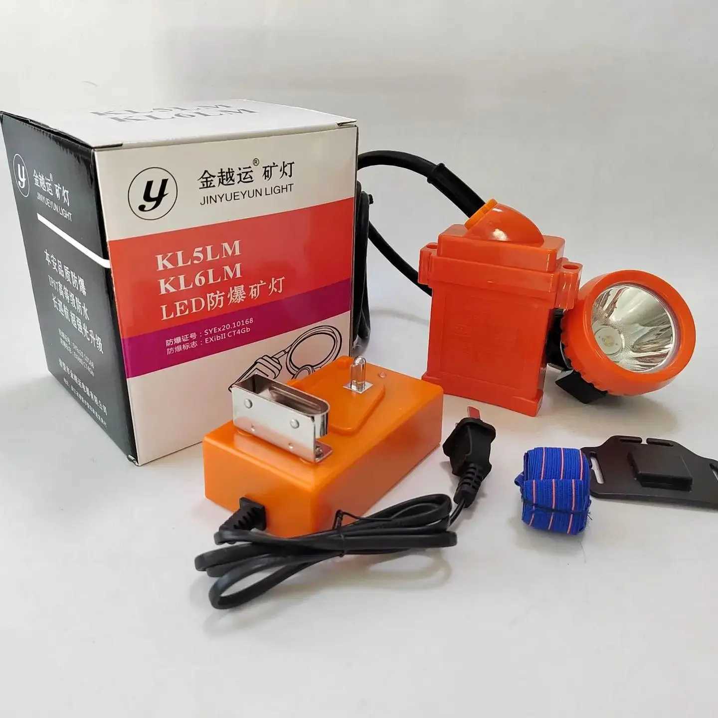 Rechgeable Waterproof LED Headlamp KL5LM KL6LM Miner Lamp Mining Lamp With Charger H260307