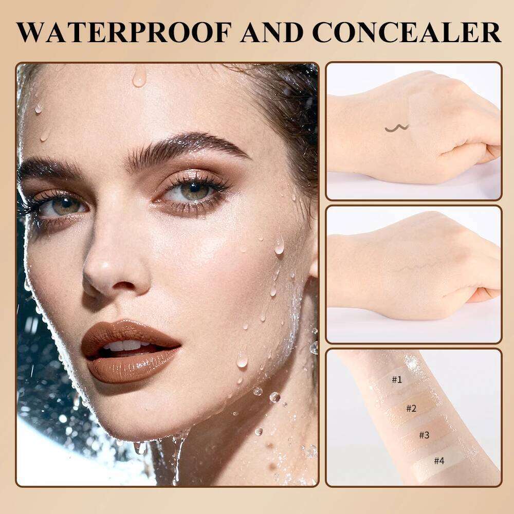 Magic Airbrush Foundation Airy Spray Makeup Silky Mist Buildable Coverage Waterproof Sweat Proof Flawless Matte Finish 26L0306