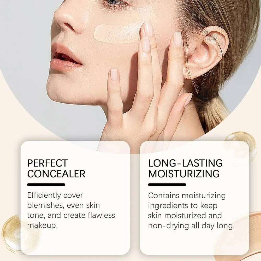 4-in-1 Makeup 4 In 1 Foundation Light Sunscreen Serum Liquid Hydrating Full Coverage Concealer SPF 50 26L0306