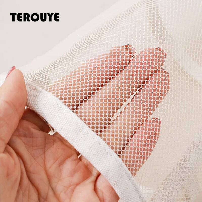 Mesh Makeup Toiletry Storage Bags Handbags Portable Travel Washing Body Shower Tools Hanging Cosmetic Organizer Pouch TEROUYE