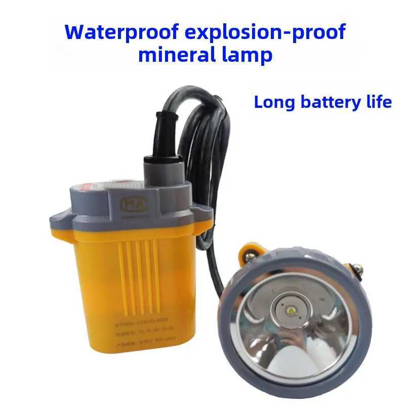 Led Strong Split Mining Light Lithium Battery Long Endurance Safety Helmet Headlight LampWaterproof And Explosion-Proo H260307